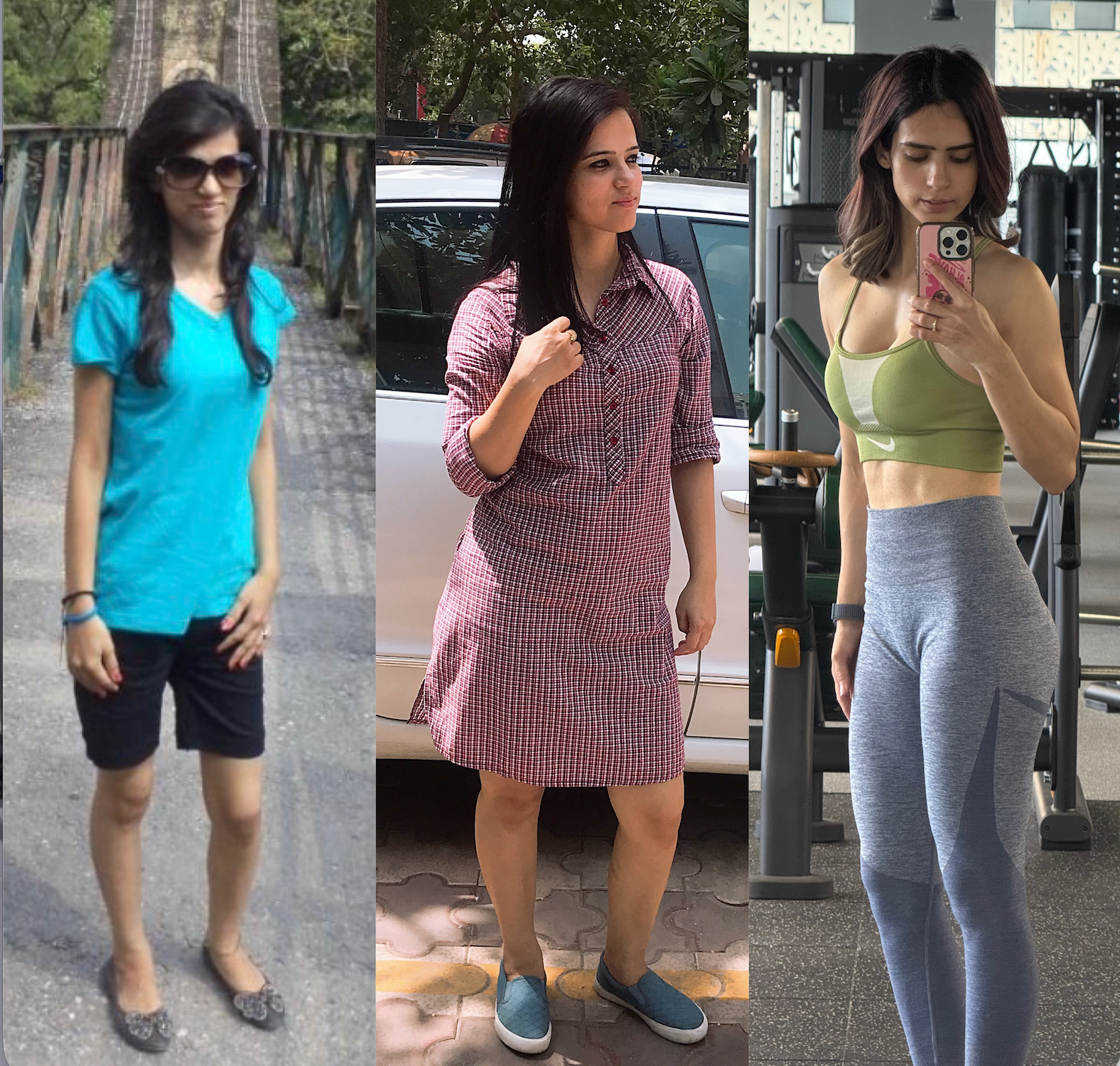 Swati's full journey skinny fat and fit
